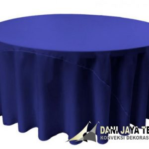 Jual cover meja bundar rempel