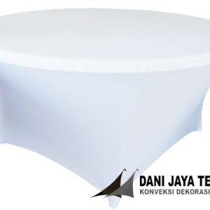 Jual cover meja bundar ketat